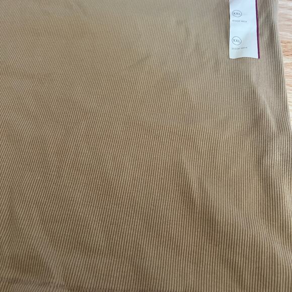 Universal Thread Women's Light Brown Ribbed Shrunken Tank - Size XXL - NWT - Picture 5 of 8